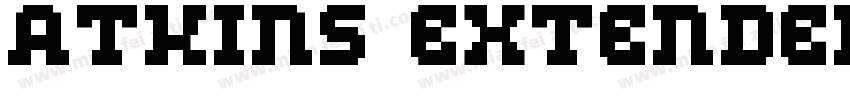 Atkins Extended-Regular字体转换